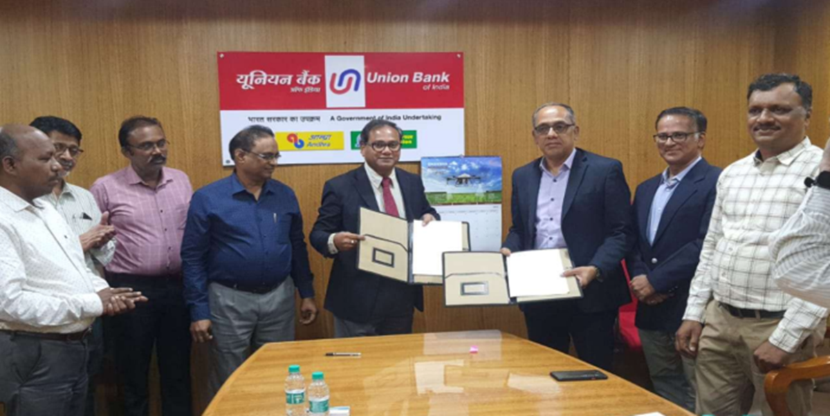The MoU will provide much-needed growth and agility for Kisan drone adoption by Indian farmers.