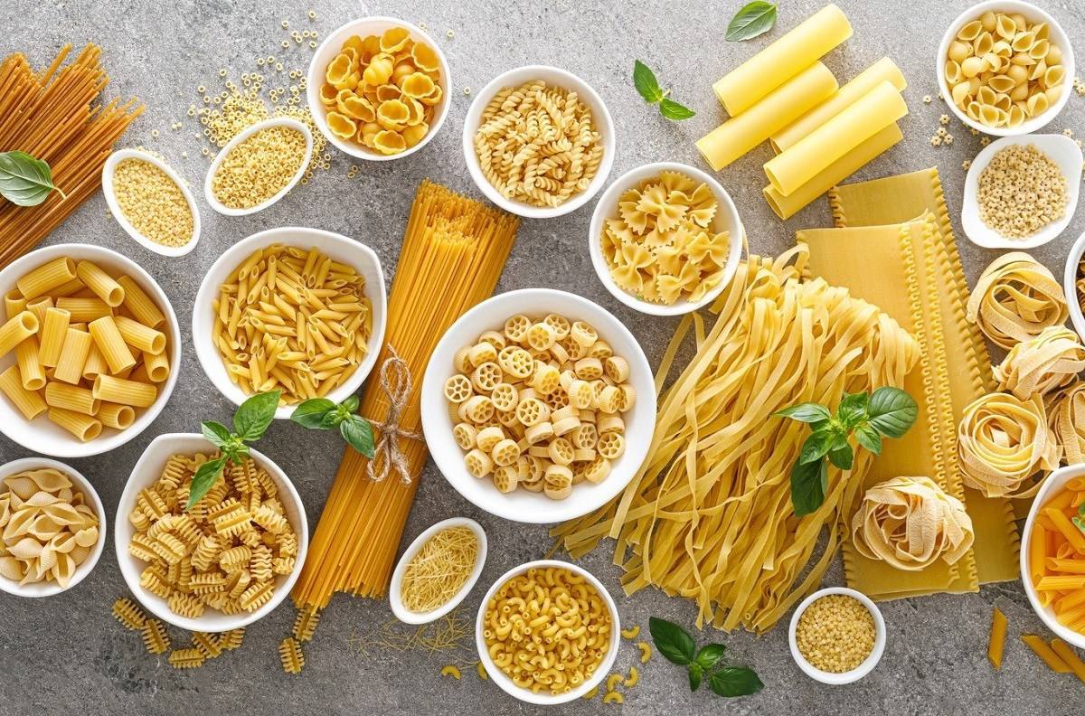 Pasta is a traditional dish of Italian cuisine and is typically made from durum wheat flour and water, noodles are a staple food in many Asian countries and can be made from a variety of grains