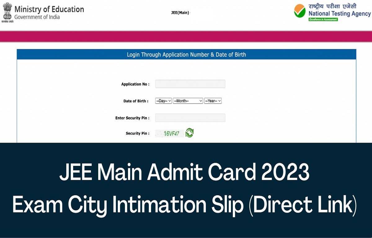 The examination date, time, and exam center information will all be on the admit card
