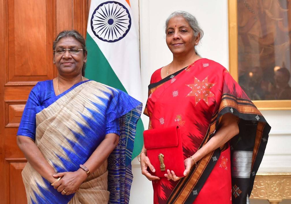 President Murmu with Nirmala Sitharaman