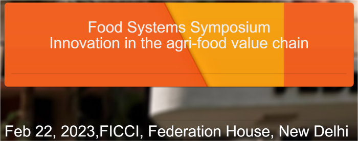 Food Systems Symposium Innovation in Agri-food Value Chain
