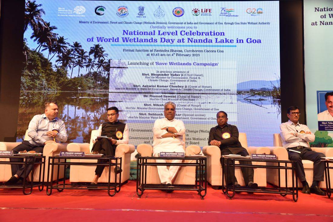 Union Minister emphasised the importance of the wetland ecosystem in ensuring ecological, economic, and climate security