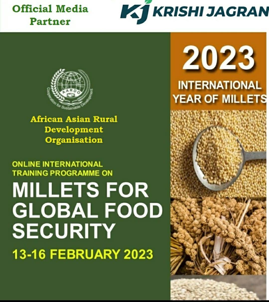 Online International Training Programme on ‘Millets for Global Food Security’