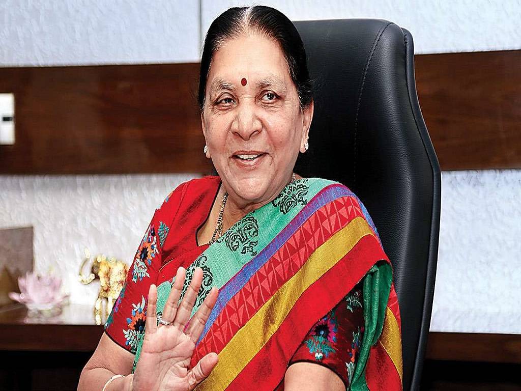 Anandiben Patel addressed people at the inauguration of two new medical facilities at King George's Medical University in Lucknow