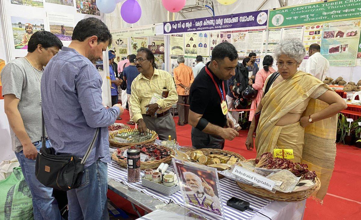 Due to 2023 being designated as the 'International Year of Millets,' a lot of the stalls set up by other States prominently display millet-based products.