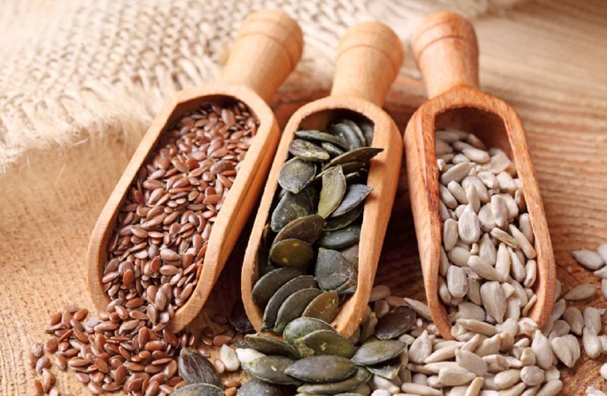 There are many important nutrients in edible seeds like flaxseeds, chia seeds and sunflower seeds