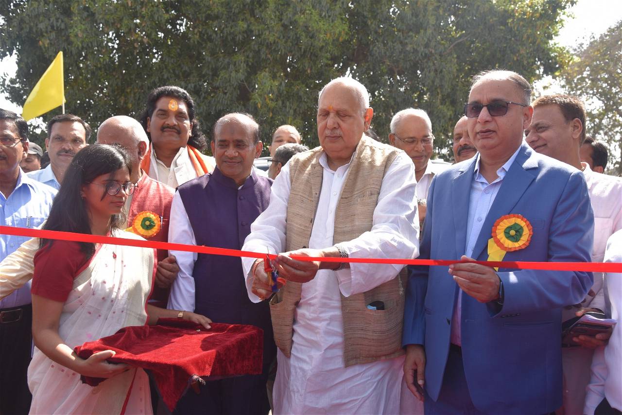 Chief Guest, Surya Pratap Shahi while inaugurating the Bundelkhand Kisan Mela and agricultural exhibition