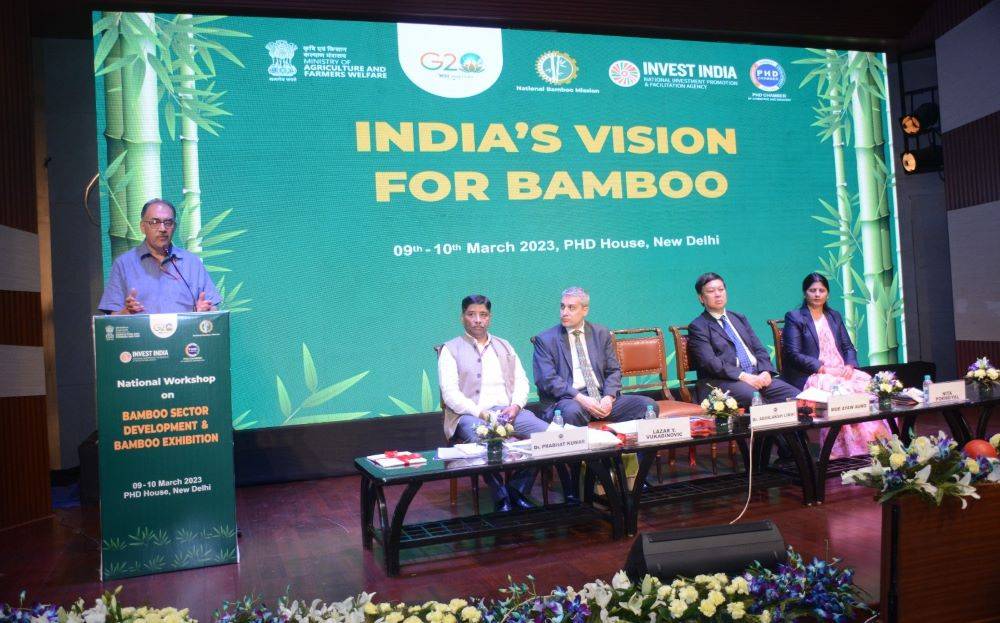 The Bamboo Technical Support Group South Zone, Kerala Forest Research Institute (BTSG - KFRI) launched a bamboo information website at the inaugural session