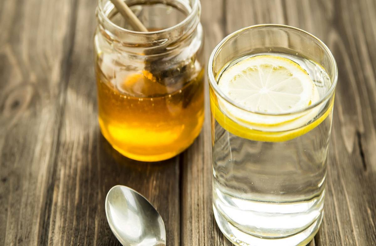 Honey and lemon water