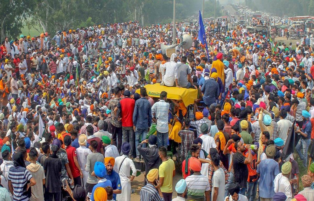 Farmers in Punjab and Haryana who had previously united to fight a year-long struggle against three farm legislations