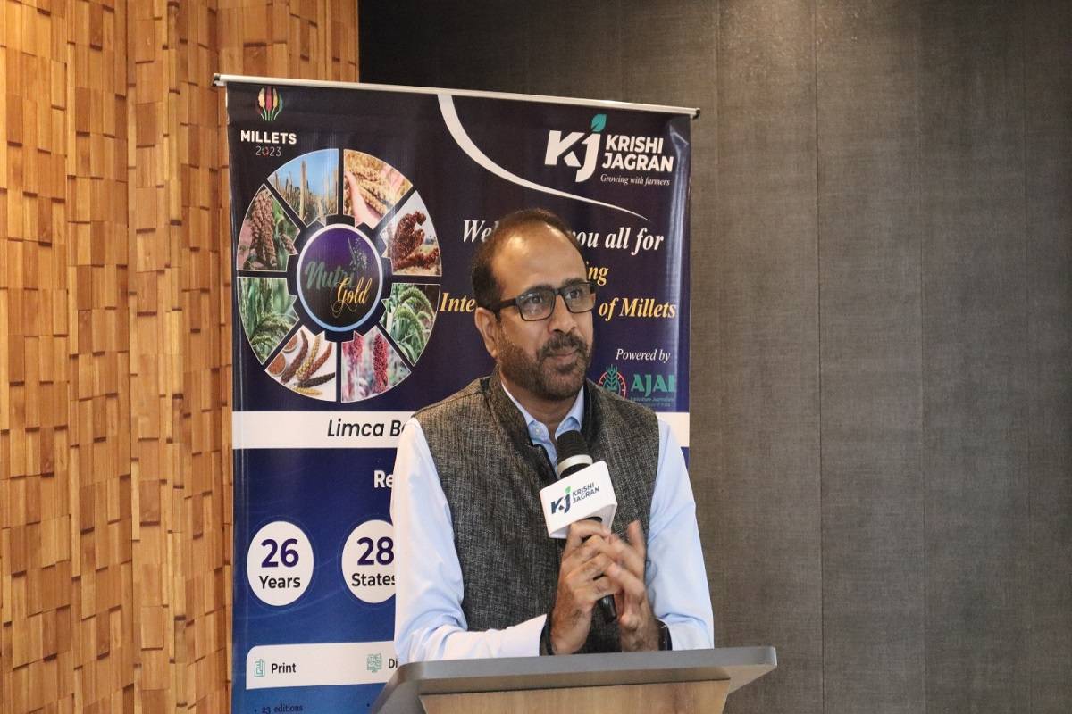 Manoj Kumar Menon, Executive Director of ICCOA speaking at KJ Chaupal