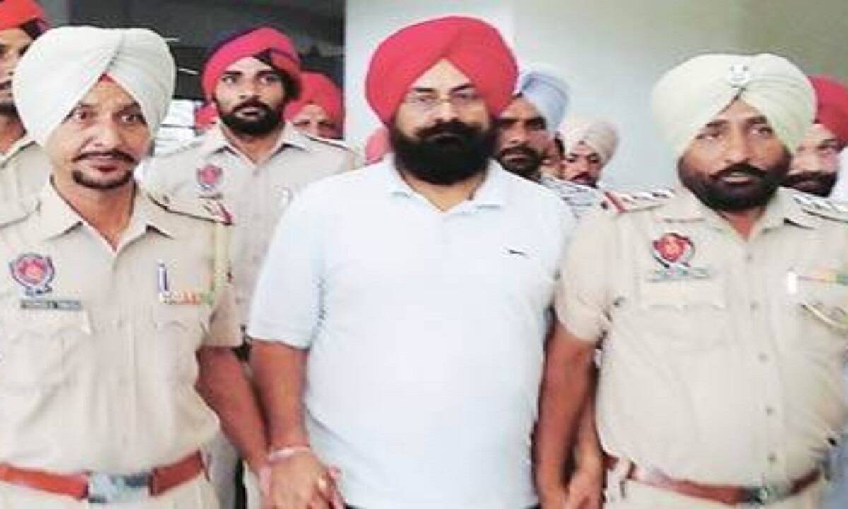 After Kumar, who had been detained on suspicion of distributing fake pesticides, claimed to have given Sandhu a bribe of Rs 8 lakh, Sandhu was identified in the FIR.