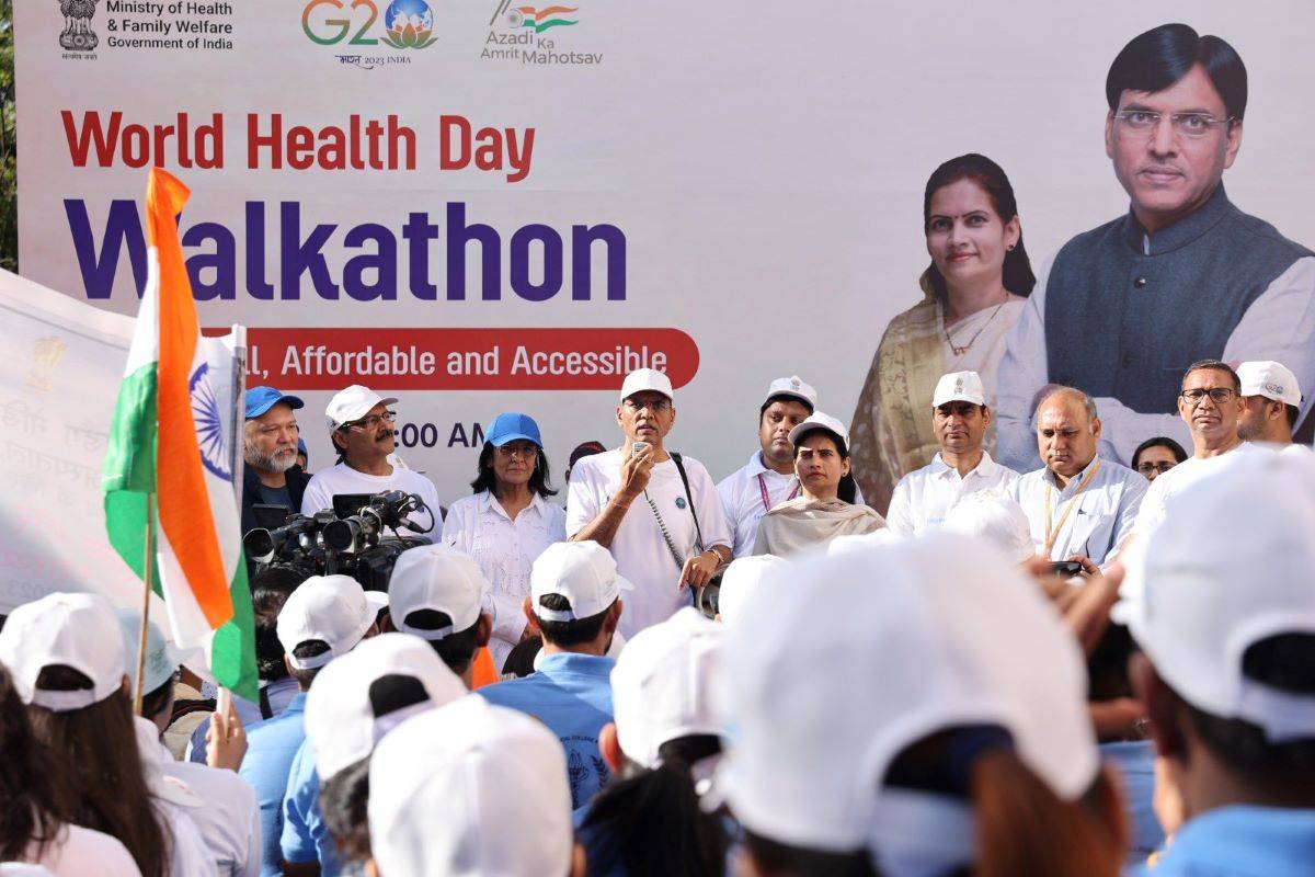 Walkathon aimed to promote healthy habits and raise awareness about prevention & control of NCDs
