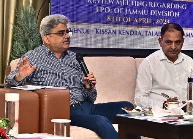 J&K Addl Chief Secy Emphasizes Role of FPOs in Driving Agricultural Sector Growth