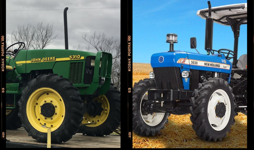 John Deere 5310 and the New Holland 3630 TX Super are popular choices for farmers around the world due to their reliability, power, and versatility