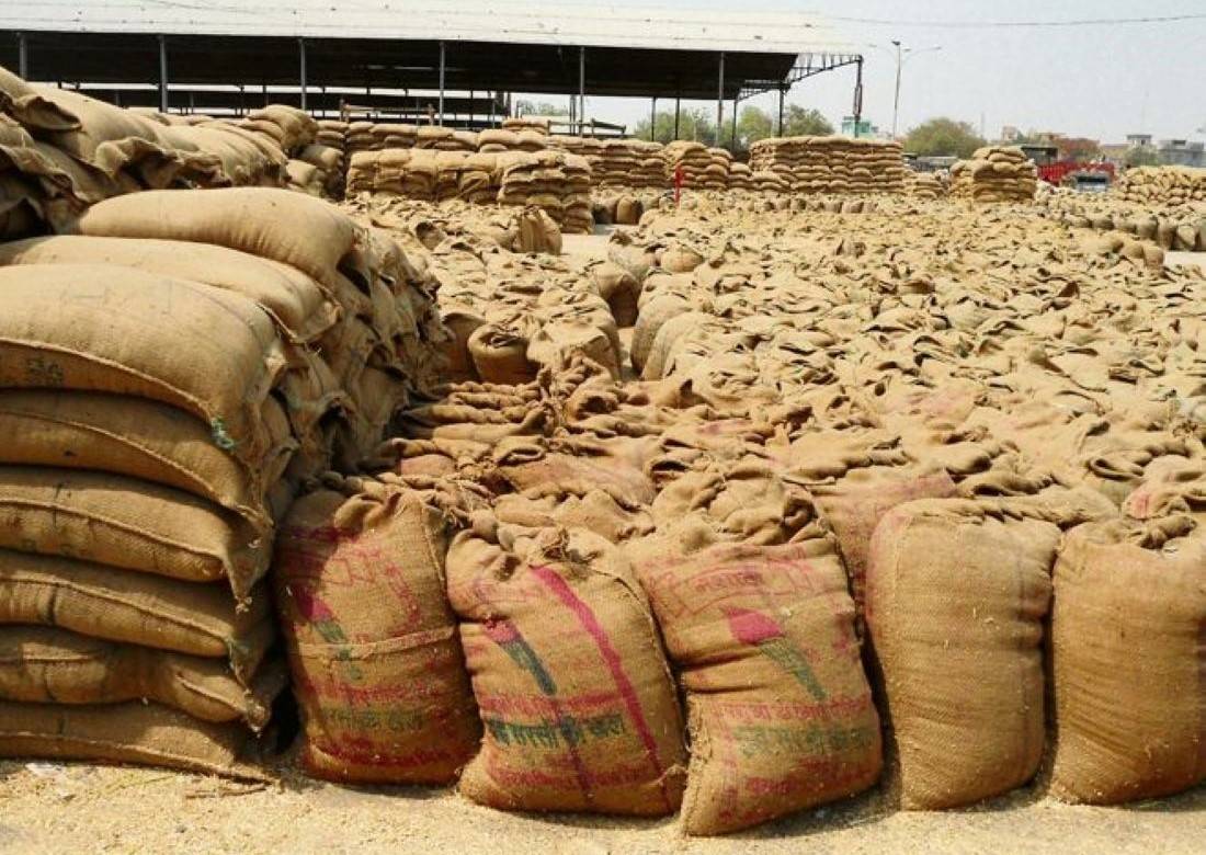 Space Crunch in Panipat as Gunny Bags Clog Grain Markets