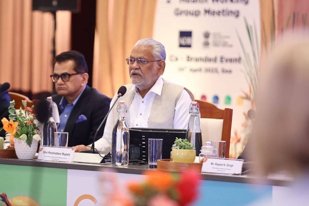 Parshottam Rupala Addresses Side Event on Climate Change & Health at 2nd G20 HWG Meeting