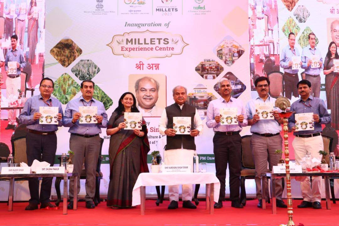Narendra Singh Tomar Launches ‘Millets Experience Centre’ at Dilli Haat, INA, New Delhi