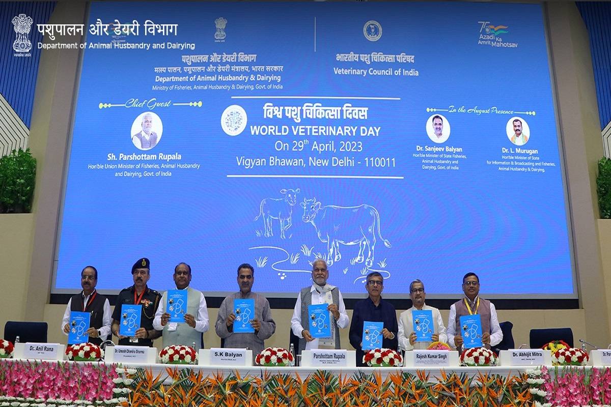 Rupala Highlights Importance of Livestock on World Veterinary Day 2023 (Source: Twitter@Dept_of_AHD)