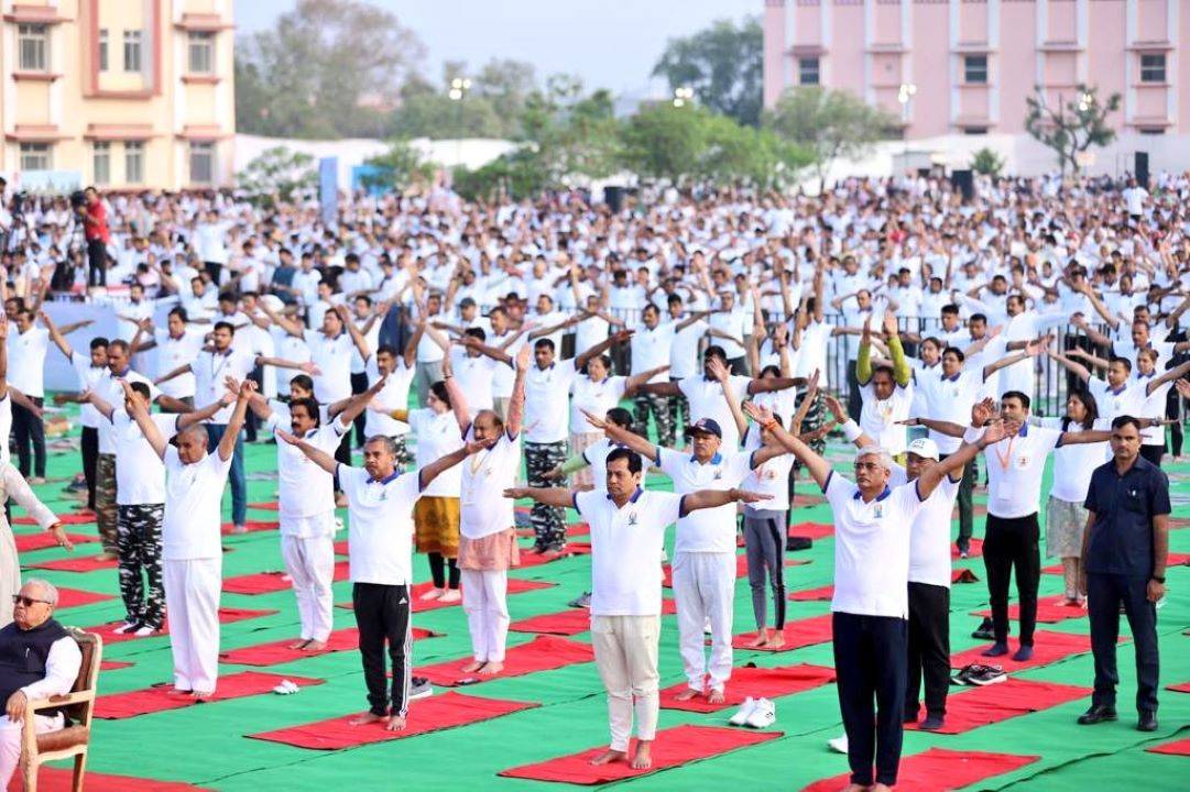 Over 15,000 Participants Gathered for Yoga Mahotsav in Jaipur