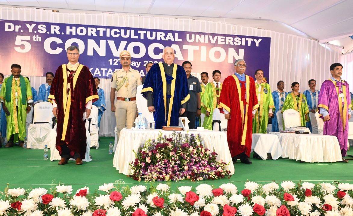 5th Convocation of Dr. Y.S.R. Horticultural University (Pic Credit: By Arrangement)