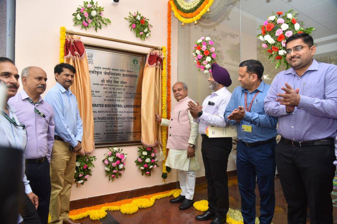 Tomar Inaugurates Integrated Biological Control Lab in Hyderabad (Photo Source: @nstomar twitter)