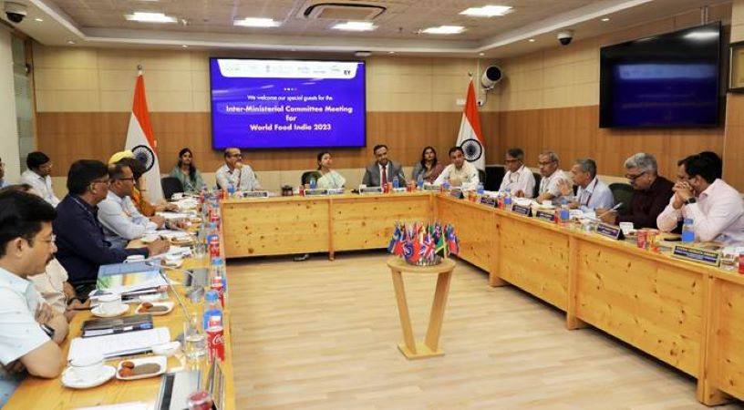 1st Inter-Ministerial Committee Meeting Held on World Food India 2023 (Photo Courtesy: Food Processing Ministry/Twitter)