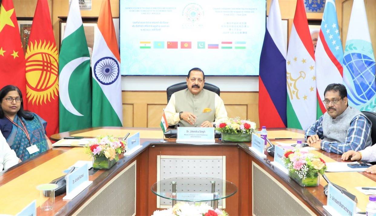 India Urges SCO Nations to Foster Science, Technology & Innovation Partnerships for Enhanced Collaboration (Photo Source: Dr Jitendra Singh Twitter)