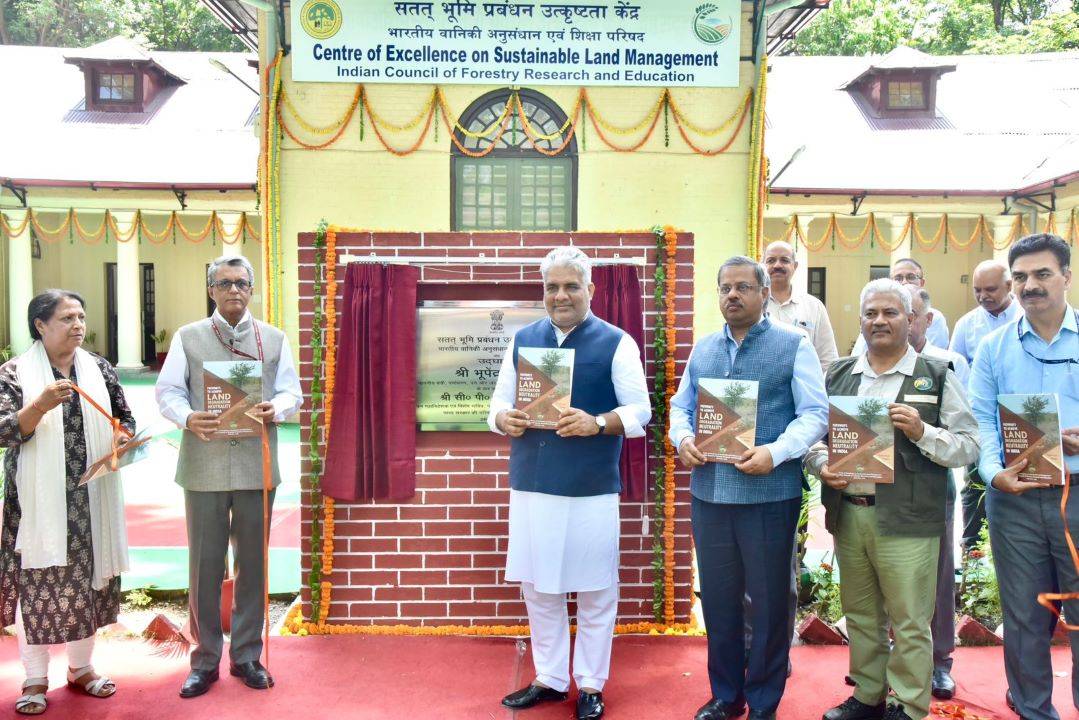 Release of 'Compendium of Sustainable Land Management Practices' at ICFRE in Dehradun
