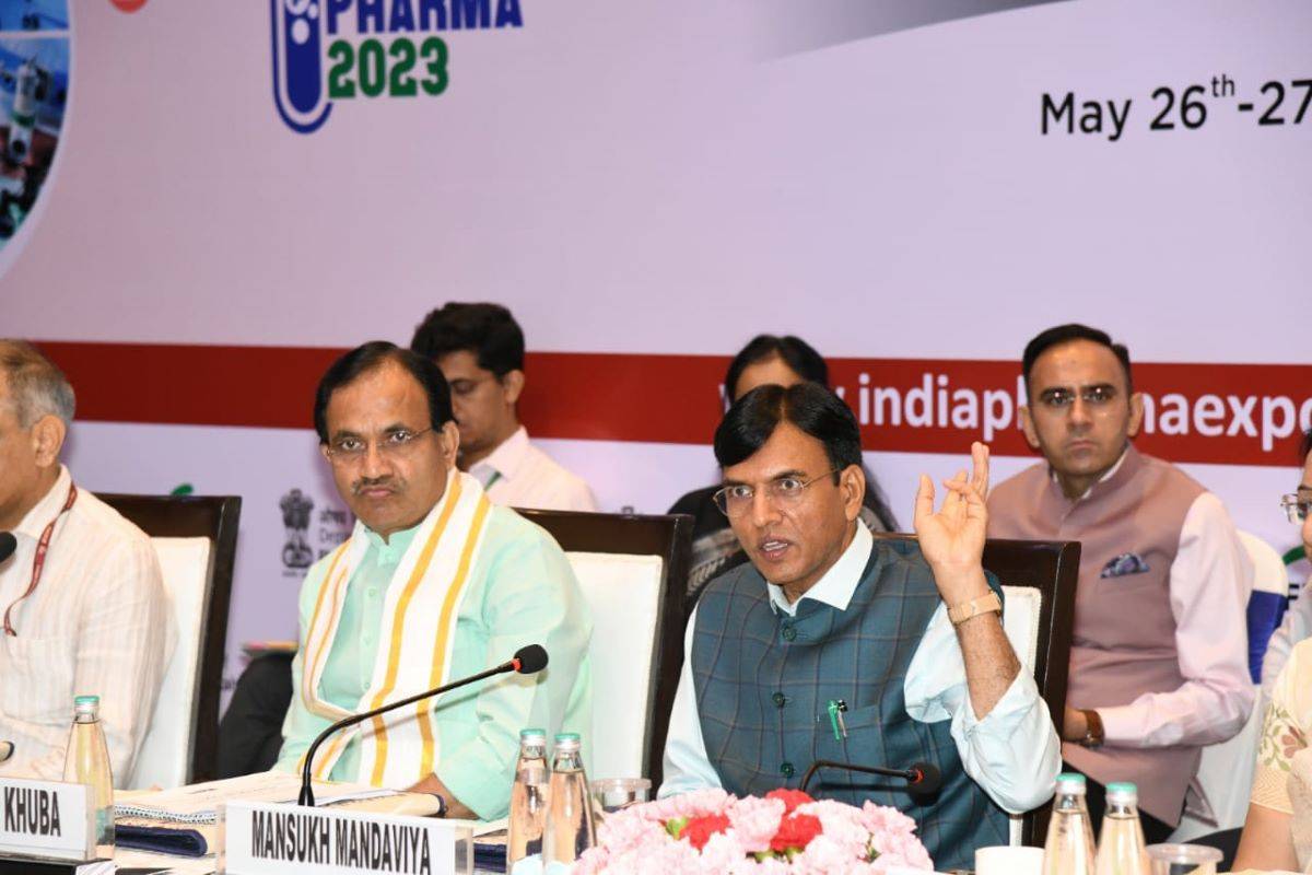 Union Health Minister Inaugurates 8th Int’l Conf on Pharma & Medical Device Sector (Photo Source: Dr. Mansukh Mandaviya Twitter)