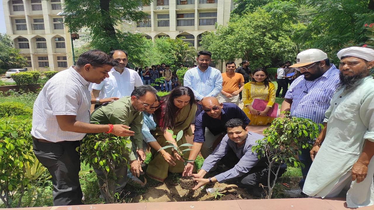 JMI celebrated World Environment Day on May 22, 2023 showcasing its sustainable practices towards environmental conservation. (Photo Courtesy- Twitter)