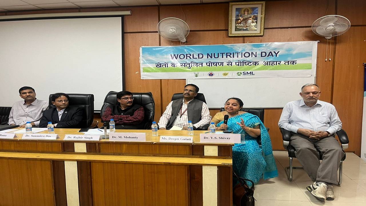 World Nutrition Day event took place on May 29, 2023, at the Seminar Hall in the Division of Agronomy, IARI, Pusa, New Delhi.