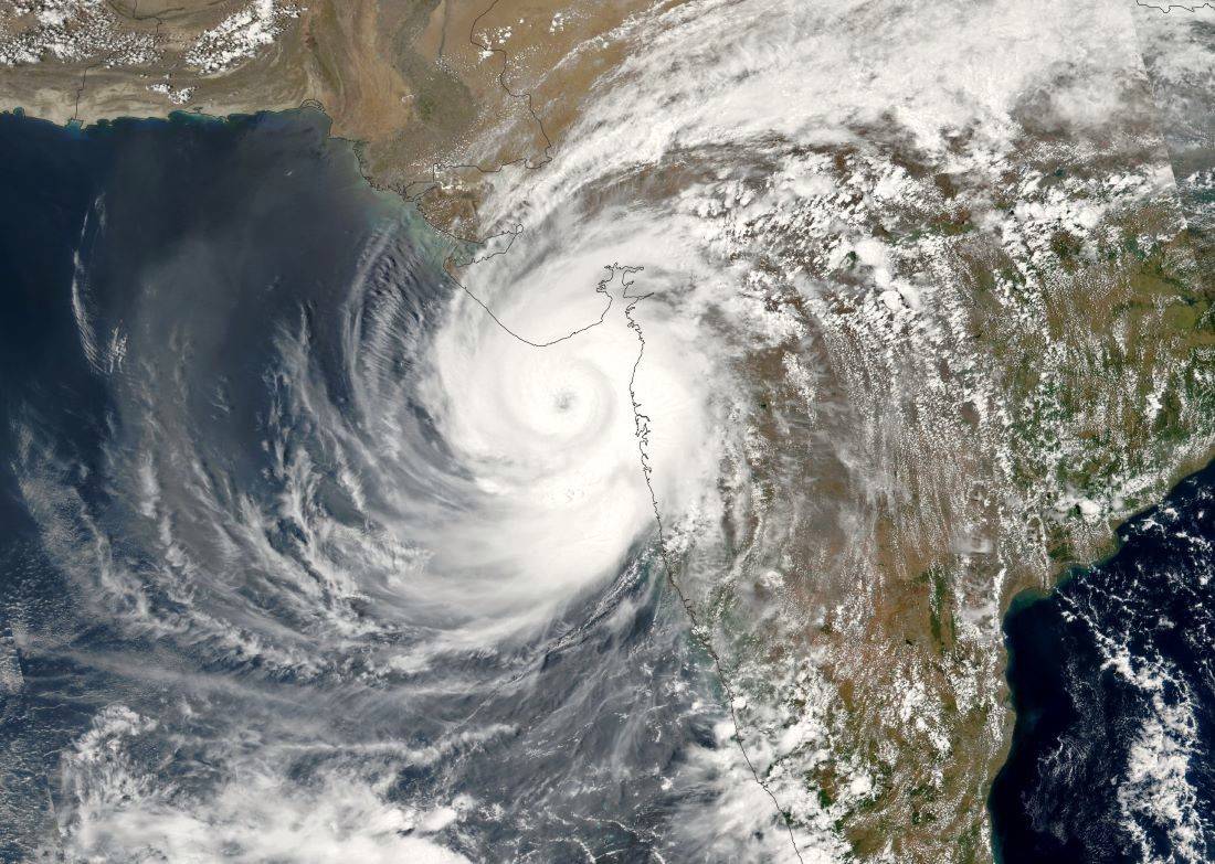 Cyclonic Circulation in Arabian Sea Threatens Monsoon Progress (Photo Source: Nasa Earth Observatory)
