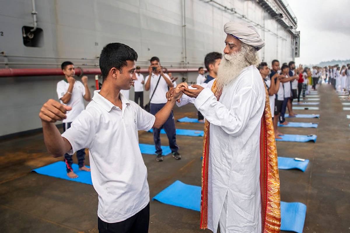Nation Unites in Joyous Celebration of 9th International Yoga Day for Global Harmony (Source Twitter@SadhguruJV)