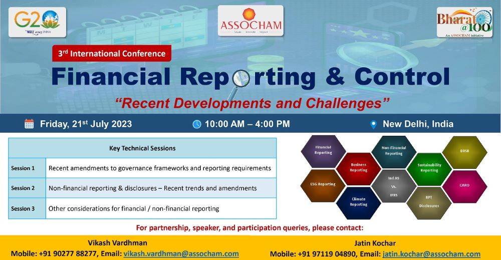 3rd Int’l Conference on Financial Reporting and Controls