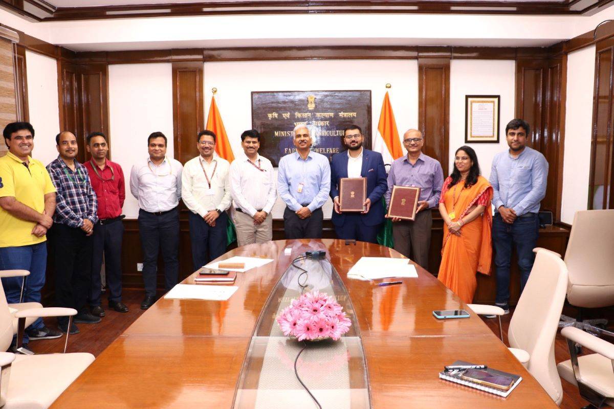 Ministry of Agriculture & Farmers Welfare Partners with Pixxel Space India to Develop Geospatial Solutions for Indian Agriculture (Photo Source: @AgriGoI twitter)