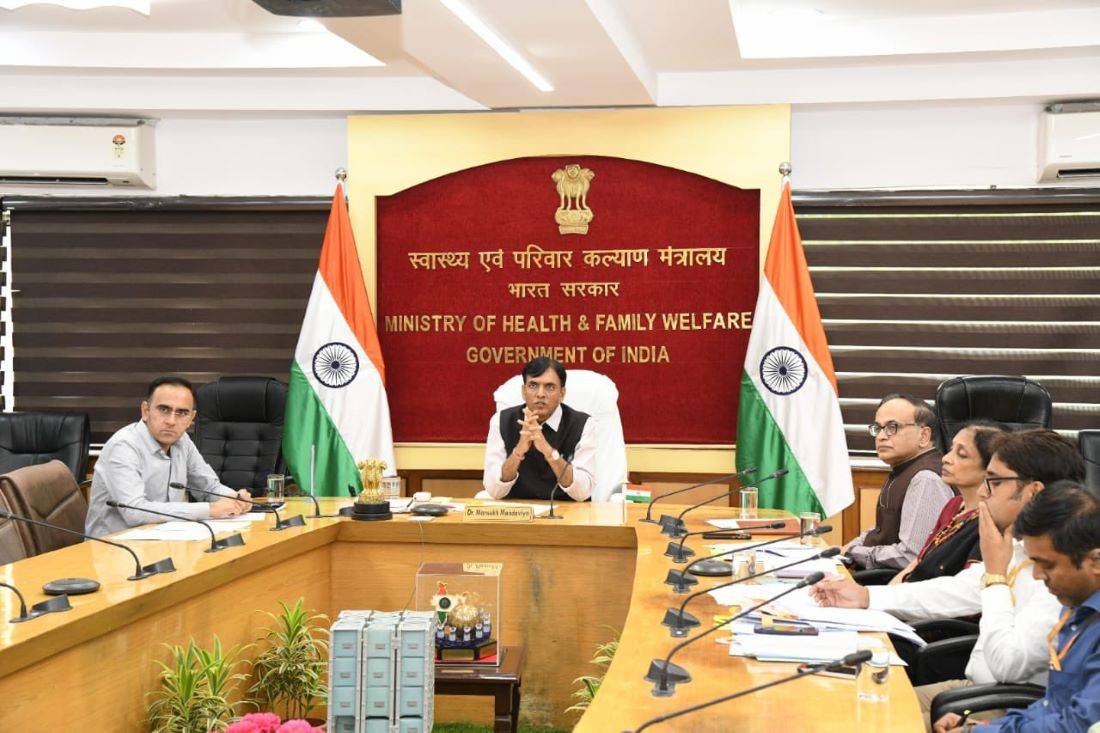Dr. Mandaviya's Virtual Interaction with Agri Ministers of States & UTs: Special Package for Farmers Announced (Photo Source: @Dr. Mansukh Mandaviya twitter)