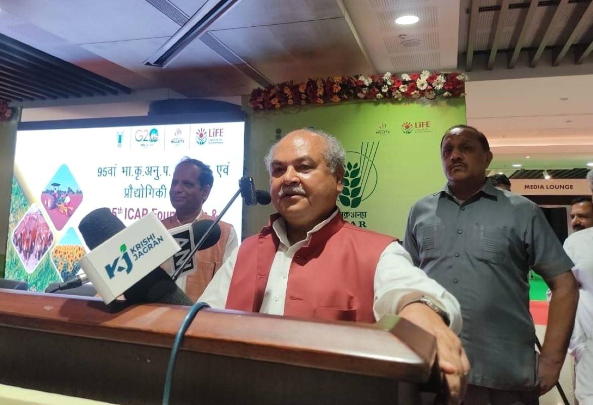 ICAR Scientists’ Role is Crucial in Addressing Agricultural & Food Security Challenges: Tomar (Photo Credit: Krishi Jagran)