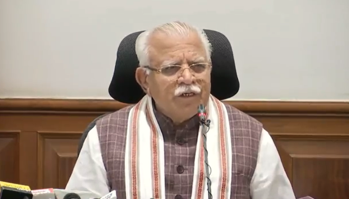 Haryana Govt Offers Rs 15,000 per Acre as Compensation for Rain-Damaged Crops (Photo Source: Manohar Lal Khattar Twitter)