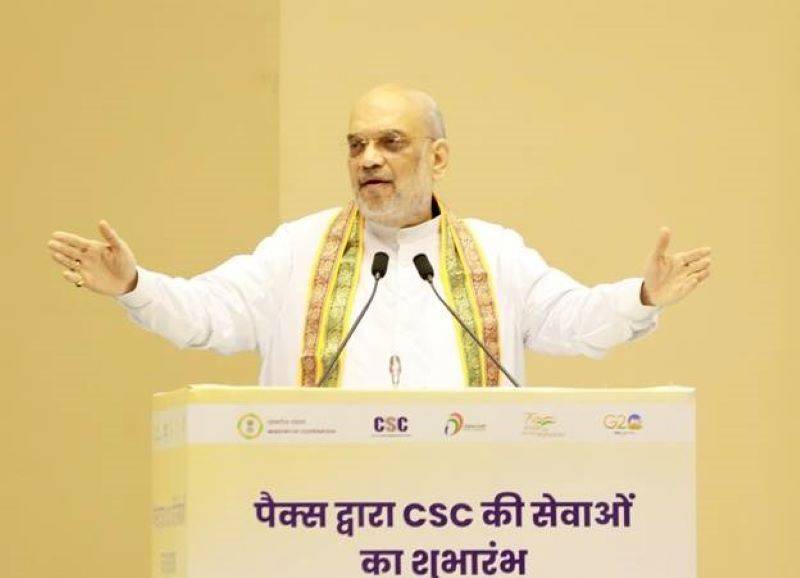 Amit Shah Inaugurates National Mega Conclave on Launching of CSC Services by PACS (Photo Source: Amit Shah Twitter)