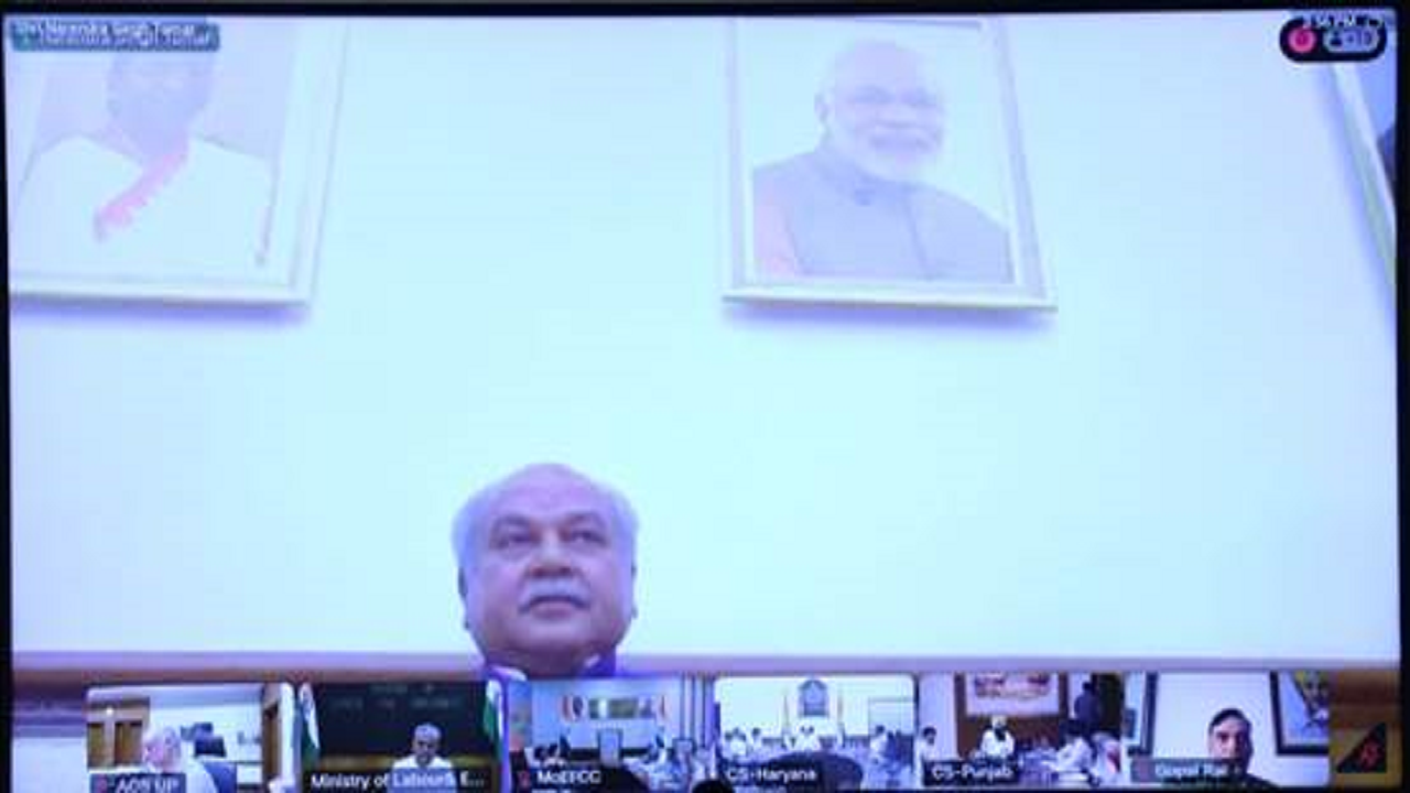 Narendra Singh Tomar addressed an inter-Ministerial meeting took place on August 3, 2023 (Photo Courtesy: pib.gov.in)