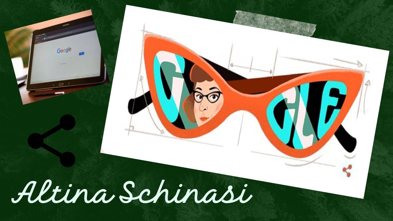Google Doodle today celebrates the life of US-based designer Altina Schinasi. (Image Courtesy- Google Doodle)