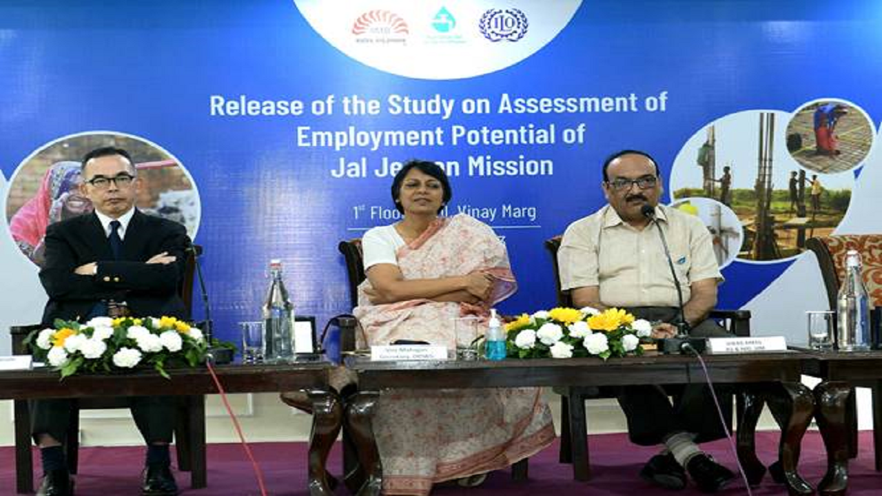 2.82 Crore Person-Year Employment Potential of Jal Jeevan Mission –IIM Bangalore Study (Photo Courtesy: pib.gov.in)