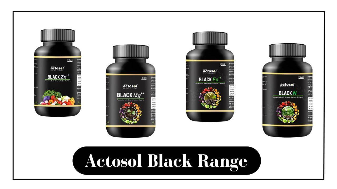 Actosol black products, offers a comprehensive array of benefits for plant growth and soil health. (Image Courtesy: Baramati Agro Ltd.)