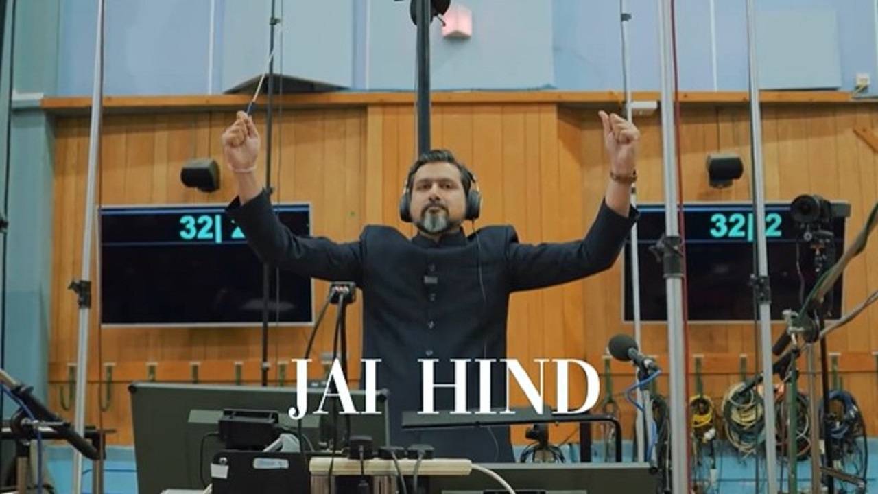 Ricky Kej posted a historic recording of the Indian National Anthem with the majestic Royal Philharmonic Orchestra. (Image Courtesy: twitter/ricky kej)
