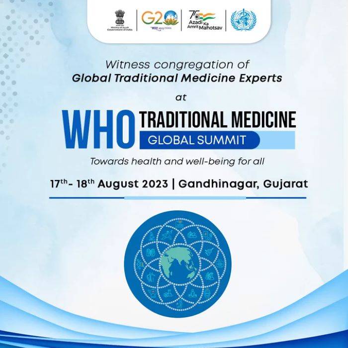 Ayush Ministry, WHO Collaborate to Host Traditional Medicine Global Summit in Gandhinagar (Photo Source: Ministry of Ayush/Twitter)