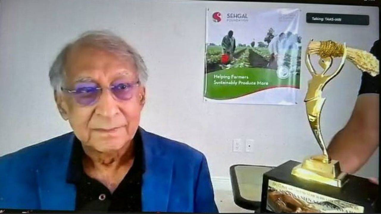 Dr Sehgal shared about the journey he covered as a plant breeder and in social development.
