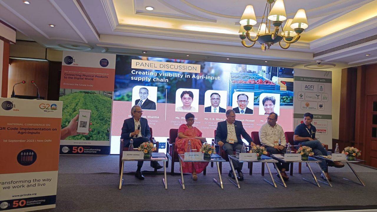 Panel discussion during National Conference conducted by GS1 India (Photo Courtesy: Krishi Jagran)