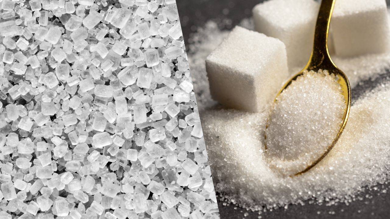 Both mishri and sugar originate from sugarcane, their manufacturing processes significantly differ. (Image Courtesy- Freepik)
