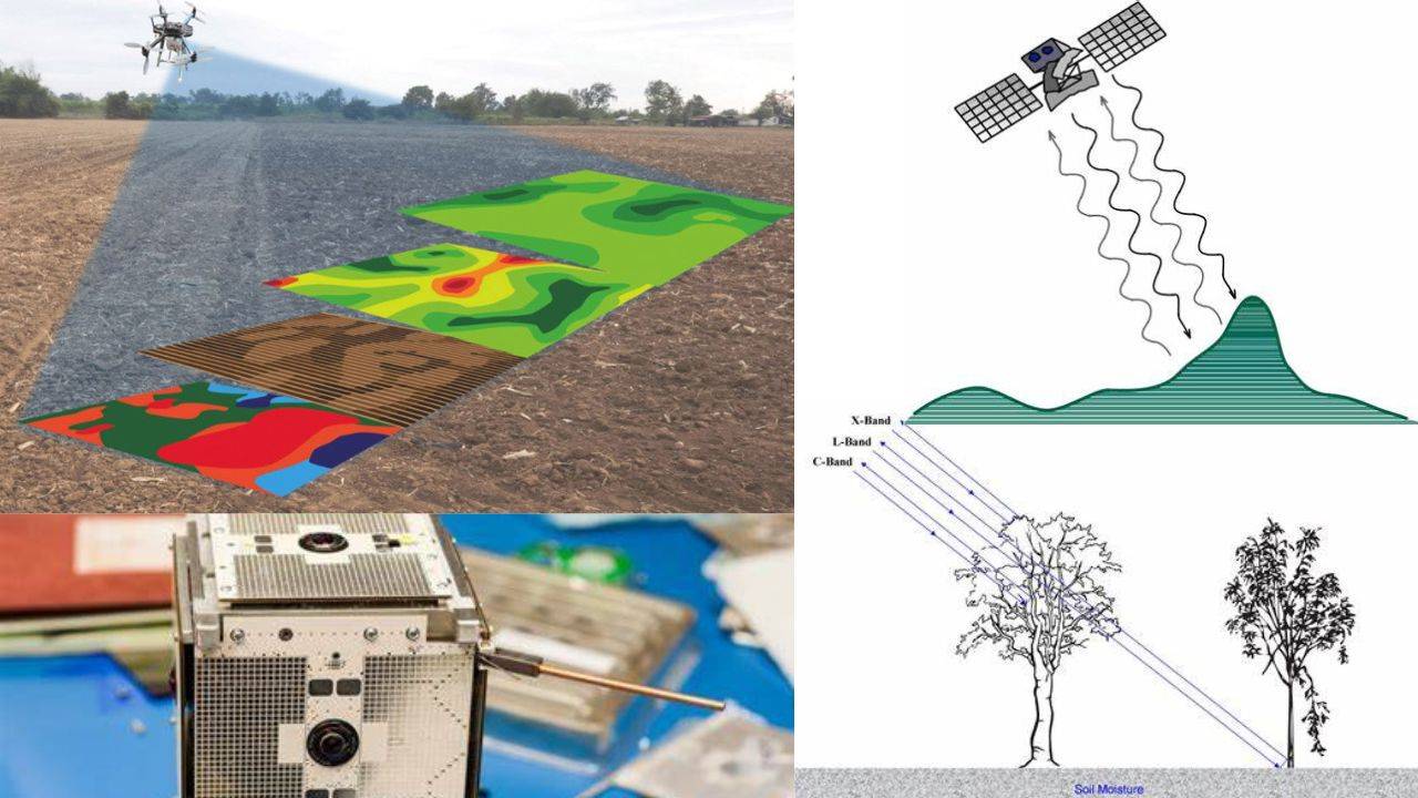Microwave remote sensing can track the growth and development of crops throughout the growing season. (Image Courtesy- Google)
